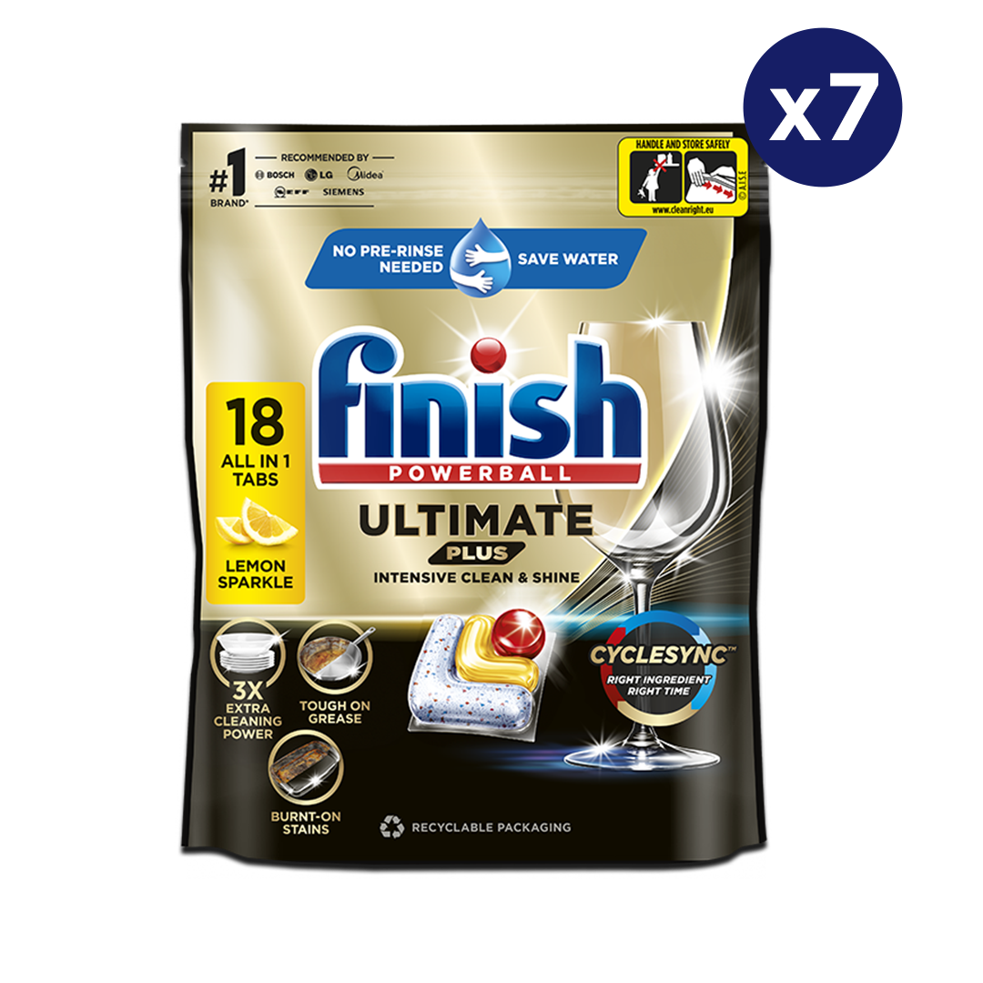 Finish Ultimate Plus Dishwasher Tablets (126 tabs)